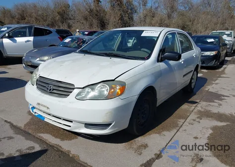 2003 Toyota Corolla Ce z USA, uszkodzony, nr VIN JTDBR32EX30004179